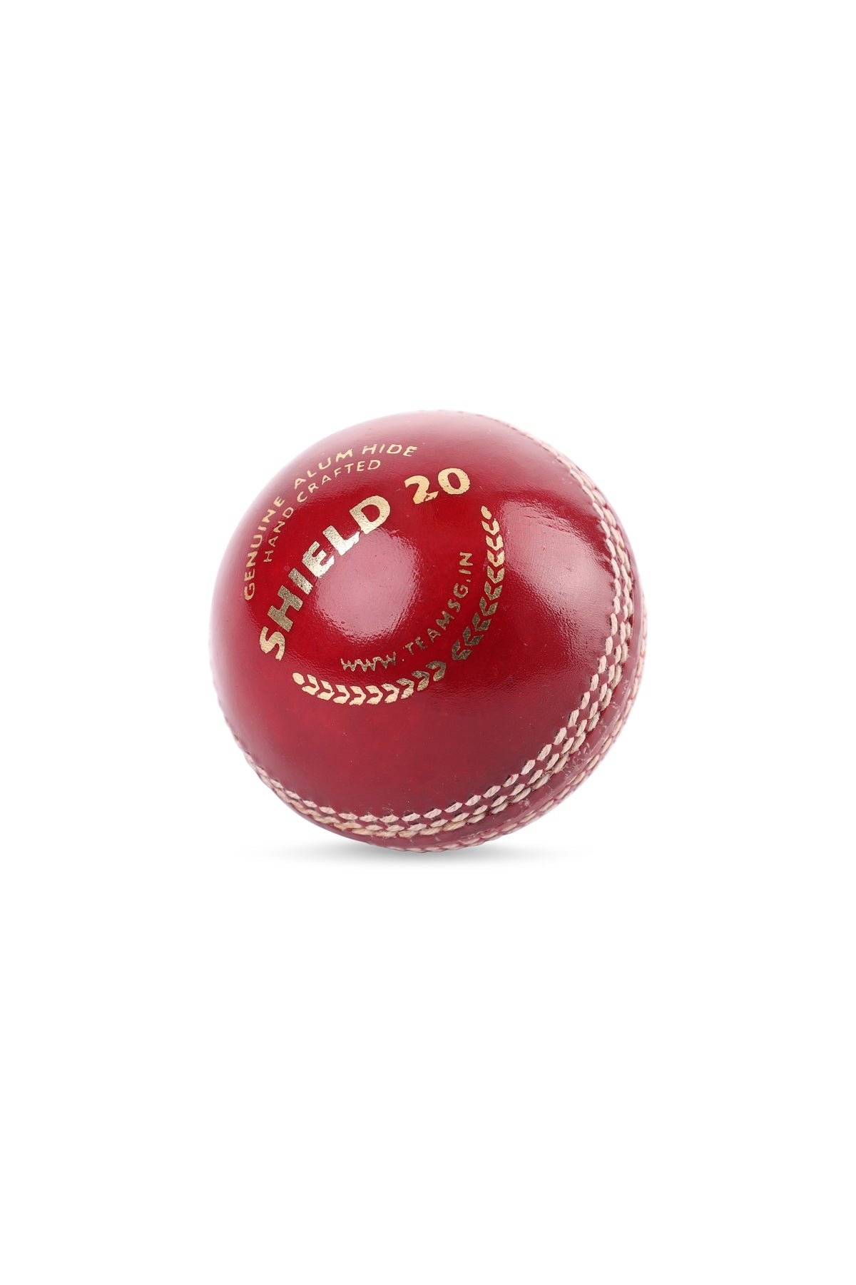 SG Shield 20 Cricket Lederball Rot – Ansicht 3