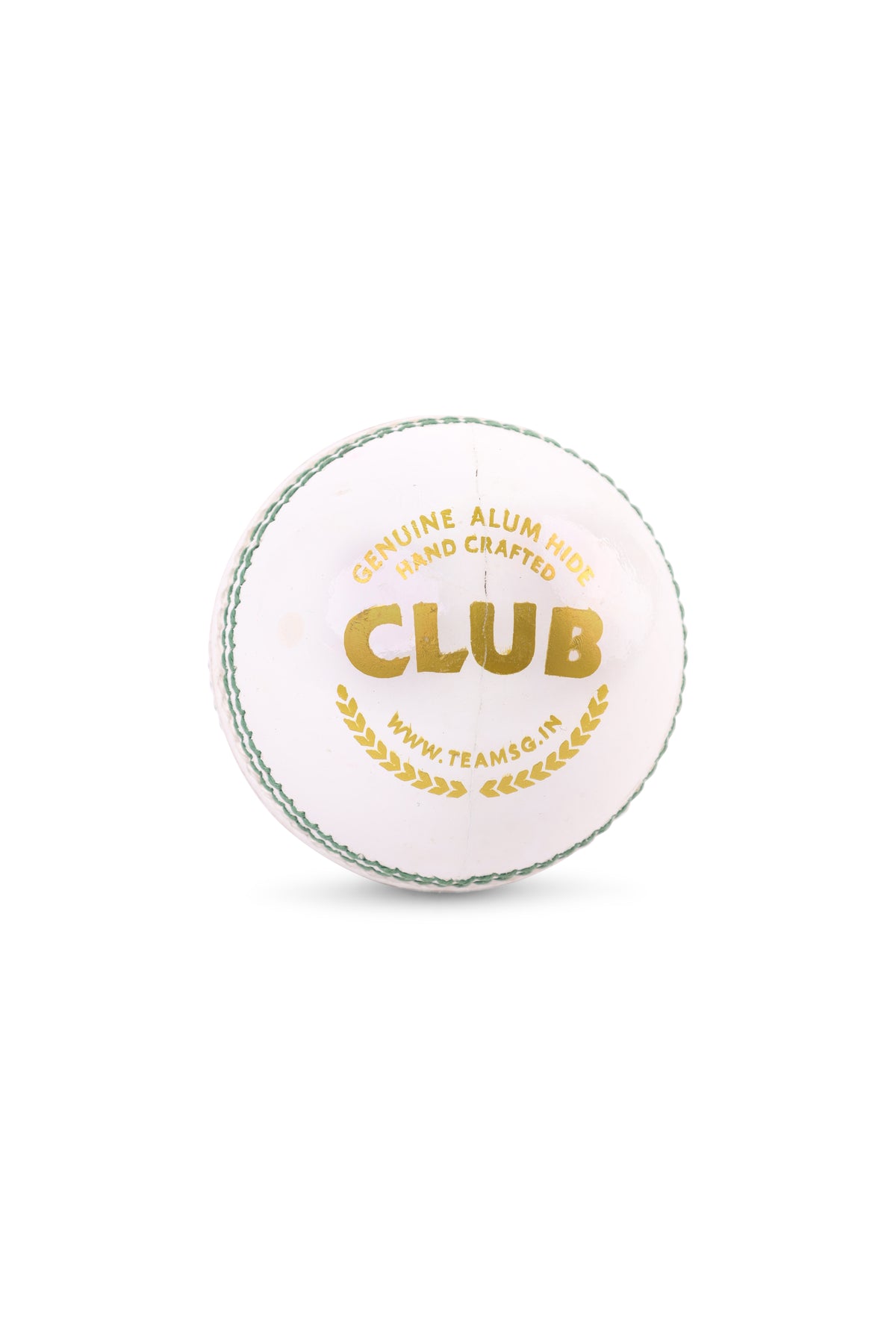 SG Club Cricket Lederball Weiß – Ansicht 2