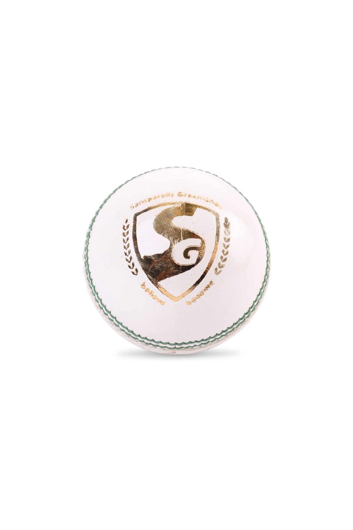 SG Test Cricket Lederball Weiß