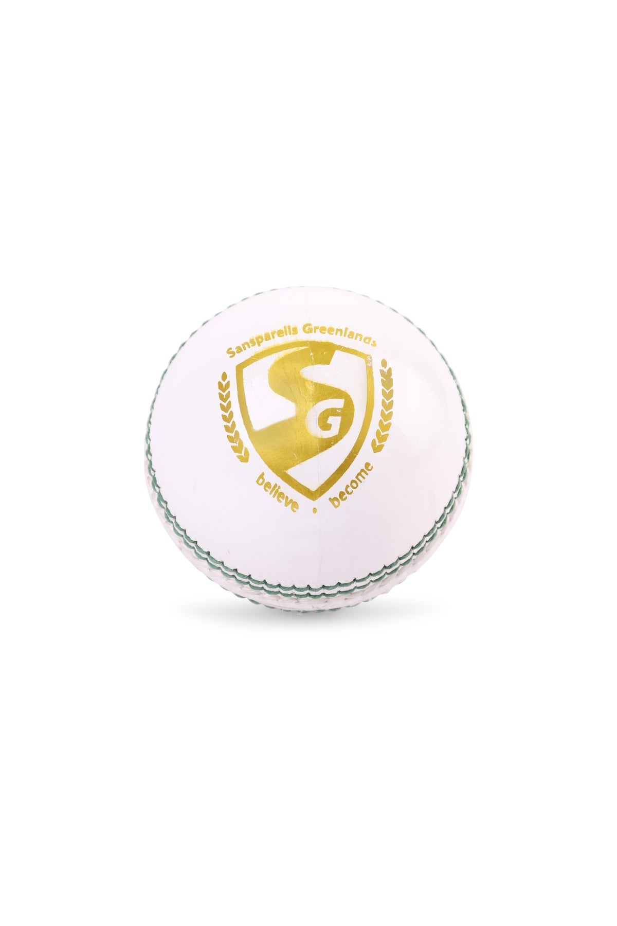 SG Shield 30 Cricket Lederball Weiß – Ansicht 2
