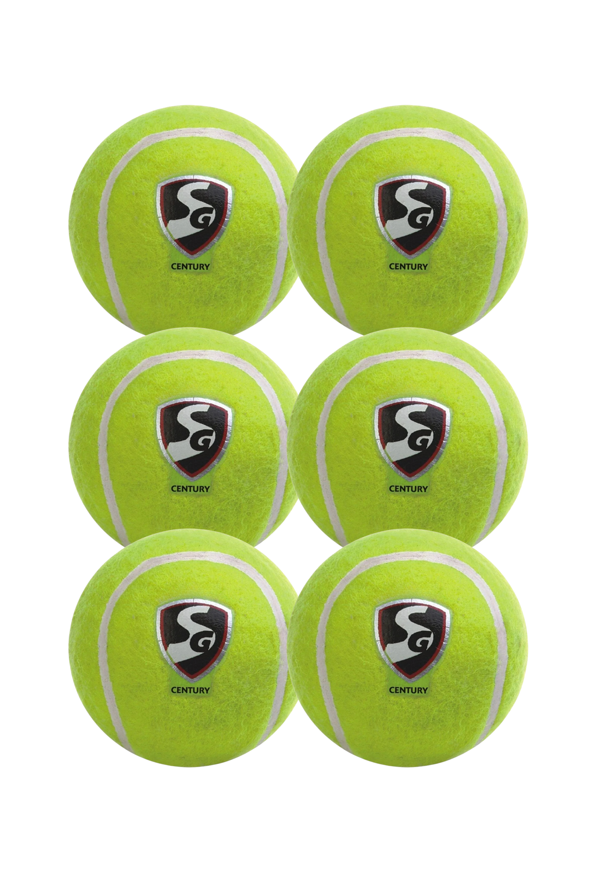 SG Century Light Tennis-Cricketball (6er-Pack)
