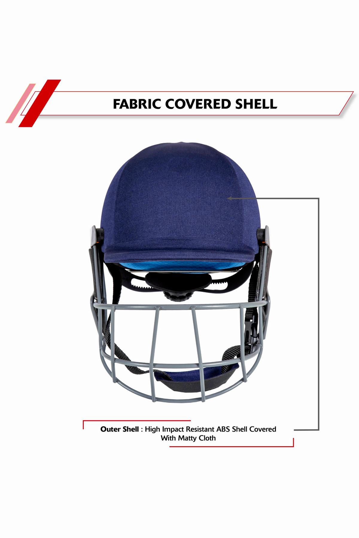 SG Aerotuff Cricket Helm mit Stahlgitter – Ansicht 3