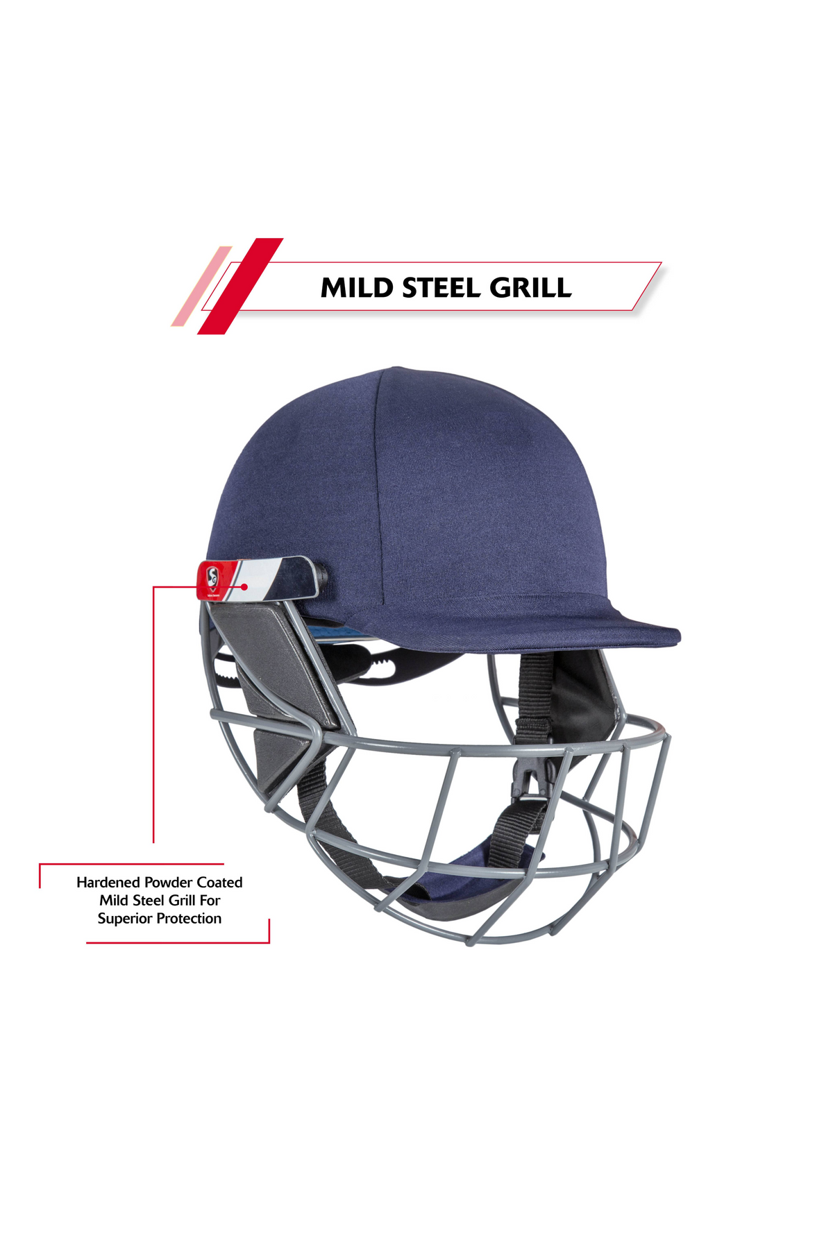 SG Aerotuff Cricket Helm mit Stahlgitter