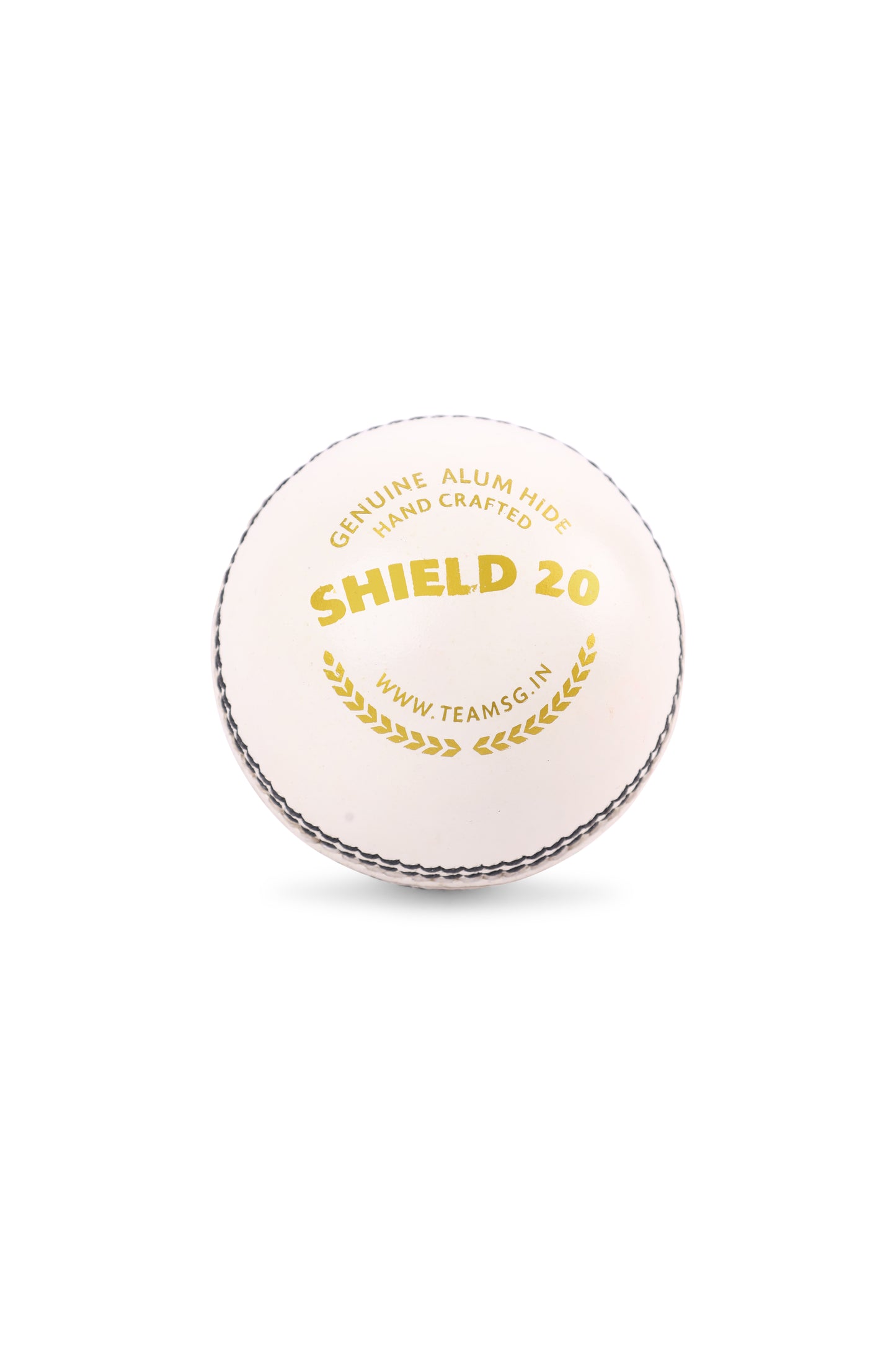 SG Shield 20 White Cricket Leather Ball