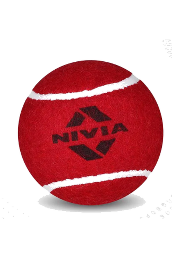 Nivia Cricket Tennis Ball Heavy Red