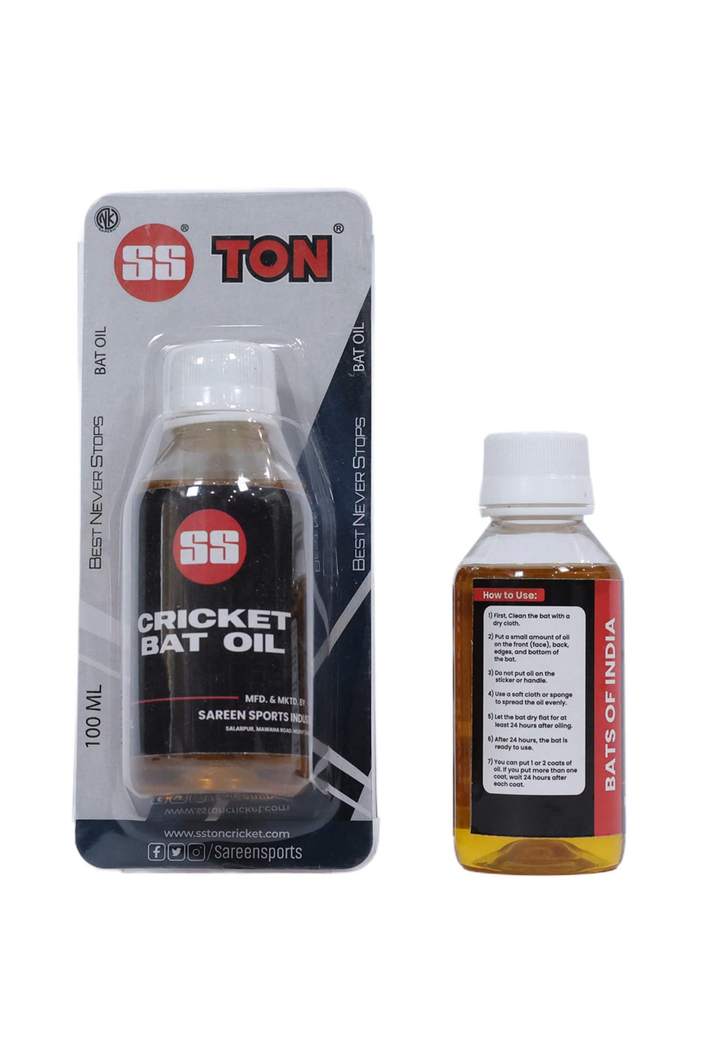 SS Cricket Bat Oil 100 ml