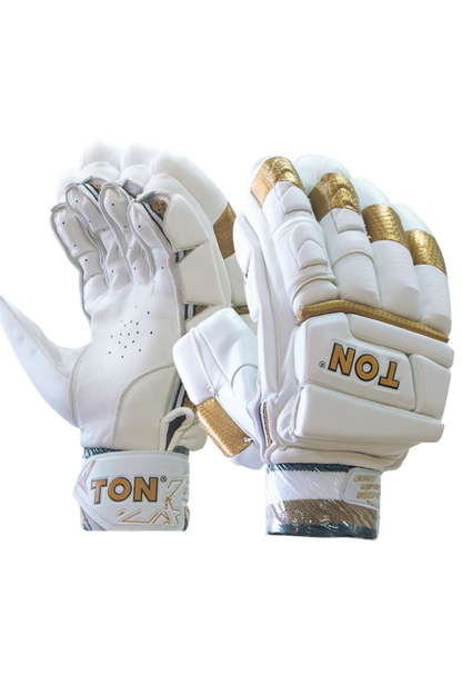 SS Ton Gold Edition Cricket Batting Gloves - RIght Hand