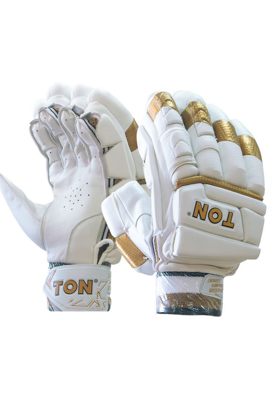 SS Ton Gold Edition Cricket Batting Gloves - RIght Hand