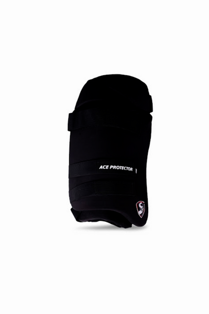 SG Ace Protector Combo Cricket Thigh Pad – Black (Right Hand)